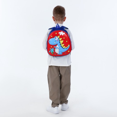 Backpack 25*8*30, lightning department, dino red-8
