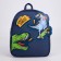 School textile “dinosaurs”, with stripes, 27x23 × 10 cm