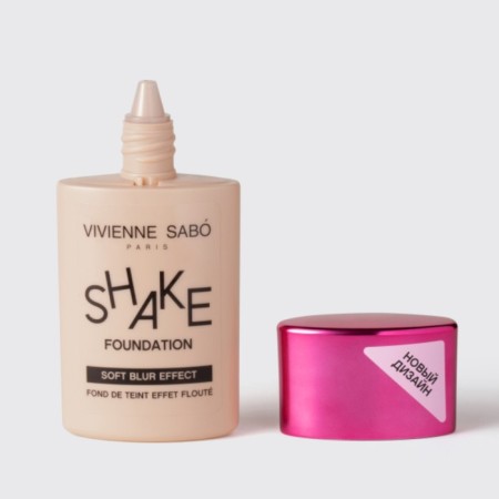 Tonal cream Vivienne Sabo Shakefoundation, with natural bluer effects, tone 02-15