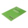 A4 accounting book, 96 sheets in a ruler, cardboard cover, green