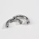 Fasteners for handles on a bag, 3 × 1.6 × 0.5 cm, 2 pcs, 4 screws, silver color