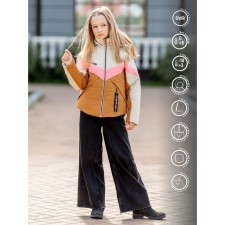 Куртка для девочки, рост 122 см, цвет экрю