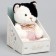 Soft toy "Little Friend", a cat in a pink dress