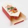 New Year. Gift box - New Year's Folding Candy "Christmas tree and animals", 18 x 28 x 10 cm.
