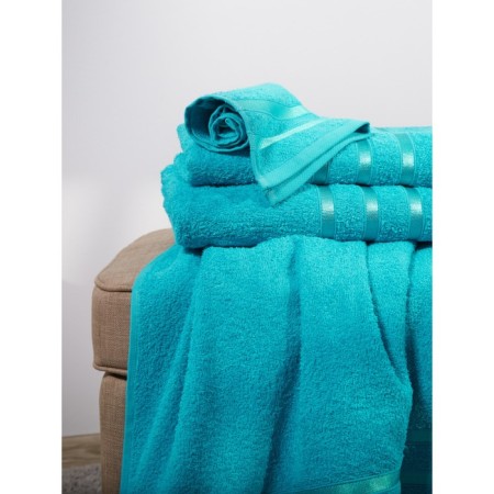 A set of terry towels Turquoise, size 30x50 cm, 50x90 cm, 70x140 cm, turquoise-3