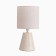 Table lamp "form" 1x40W E14 beige 14x14x29cm
