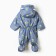 Demicine-zone overalls for a boy, color graphite/print, height 62-68 cm