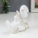 Souvenir Ceramics "White pigeons on a fluffy branch" Rhinestones 10x5.3x13 cm