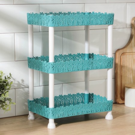 3-tier bookcase "Chamomile", 26 × 17 × 32 cm, color mix