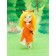 A set of toy from felt "girl - fox" growth - 15 cm
