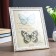 Photo frame plastic 20x25 cm "Valentine" white with a gold drawing 28x23 cm