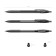 Ballic handle Erichkrause R-301 Original Matic, node 0.7 mm, automatic, black ink black
