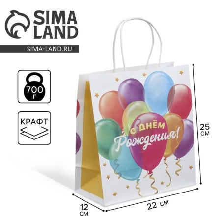 Gift Craft Package, Packaging, Birthday, 22 x 25 x 12 cm