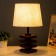 Consella table lamp E27 40W brown 25x25x42.5 cm Risalux