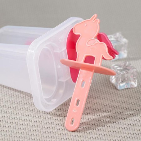 Form for ice cream "Unicorns", 7.5 × 6 × 15 cm, 2 cells, color mix-3