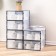 Shoe storage box with the door Large Size, 26 × 33.5 × 16.5 cm, 2 pcs