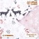 New Year. Paper packing glossy bilateral "deer", 70 x 100 cm