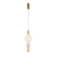 Подвесной светильник Maytoni MOD297PL-L12BS3K Adore, 200х200х3750 мм, LED, 12Вт, 2600Лм, 3000К, цвет латунь