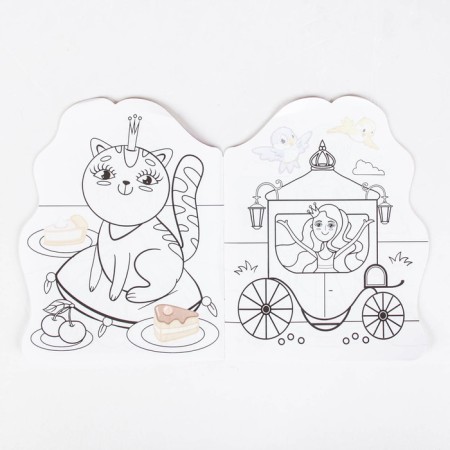 Coloring with stickers "Princess", 16 p.-1