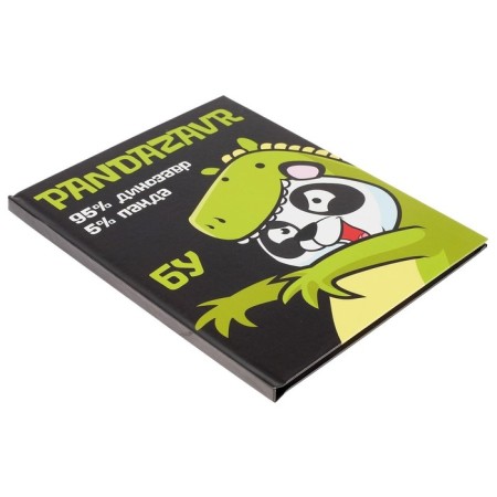 Universal diary for grades 1-11, Pandazaur 2, solid cover 7BC, glossy lamination, 40 sheets-2