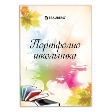 Portfolio of the schoolboy Brauberg, 32 sheets, 