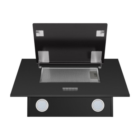 Kitchen hood Homsair Bell 60, 25 m2, 3 modes, black-3