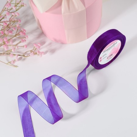 Kapron tape, 20 mm, 20 ± 1 m, color purple No. 35-1