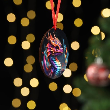 Christmas tree toy "Dragosh 2024", 6cm-1