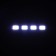 Daily running lights DRL-13 cm, 12 V, 8 diodes, steam