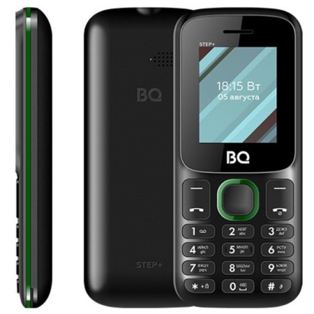 Cell phone BQ M-1848 STEP+ Black Green-1