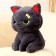 Soft toy "cat", 20 cm, gray color