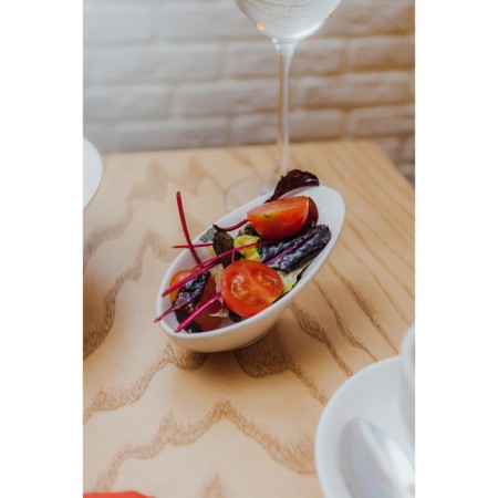 Porcelain dish, 11.5 × 7 cm, white color-3