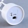 The LED skeleton lamp, white color