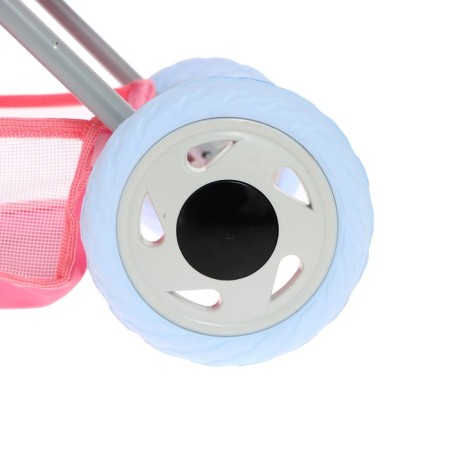 Puppet stroller No. 4, pink color with beige-3