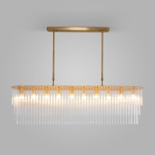 Светильник подвесной Bogate's Allure 488/10, E14, 10х60Вт, 1200х170х940 мм, цвет латунь