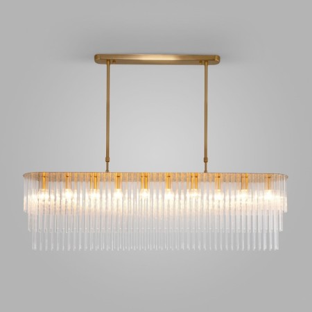 Suspended Bogate’s Allure 488/10, E14, 10x60W, 1200x170x940 mm, brass color