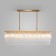 Suspended Bogate’s Allure 488/10, E14, 10x60W, 1200x170x940 mm, brass color