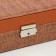 Casket to the leatherette for jewelry "Chocolate" Combined 26.7x18.5x7.5 cm