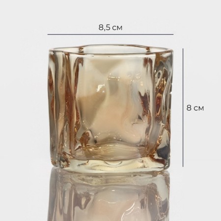 Glass glass Magistro Icebar. Gold, 250 ml, gold color-2