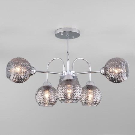 OTTAWA chandelier, 6x40W E27, color chrome