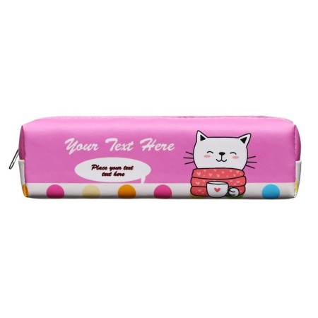 School "Beast", on a zipper, pink-1