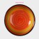 Labellite ceramic shade "India", 800 ml, d = 15 cm, color orange color