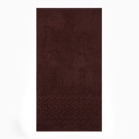 Set of terry towels spelt brown 50x90cm + 70x130cm, Makra 330g/m HL100%