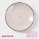 Packing ceramic dessert "Temptation", D = 19 cm, color gray color