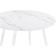 Wooden abylin table marble white/matte metal, white 90x90x76 cm