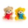 Toy-cranes "Bear in a scarf", color mix