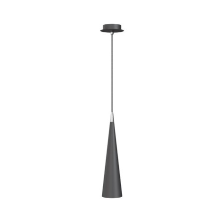 Suspended Technical P318PL-01B, 1xGU10, 40W, 8x8x32 cm, black color