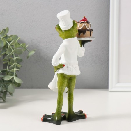 Souvenir Polystone Lac "Frog Confectioner" 18.5x8.5x8 cm-2