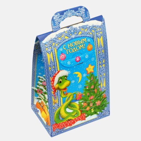 New Year. Gift box New Year's handbag Mini "visit" 140 x 100 x 223 cm.-2