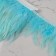 Braid with feathers of a rooster, 10-15 cm, 5 ± 0.5 m, blue color